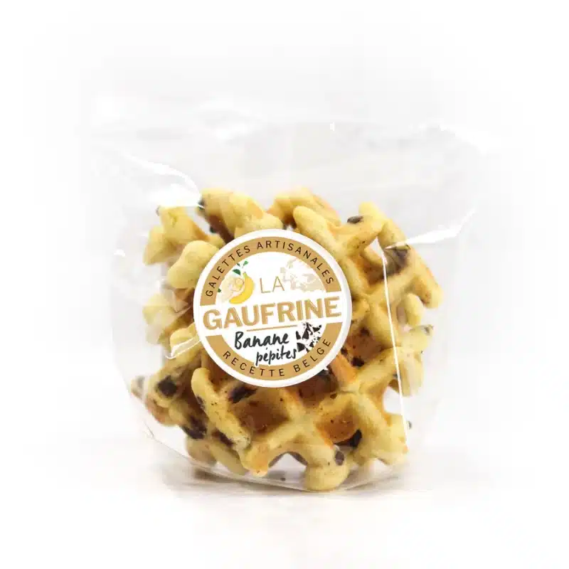 Gaufrine Banane Pépites