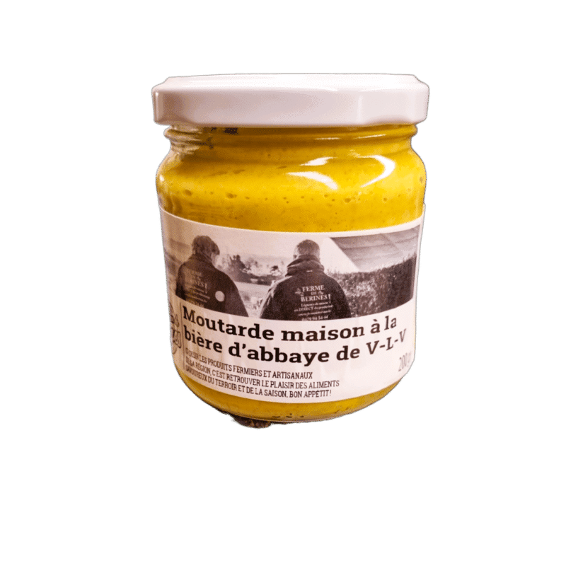 Moutarde maison à la bière d'abbaye de Villers-La-Ville
