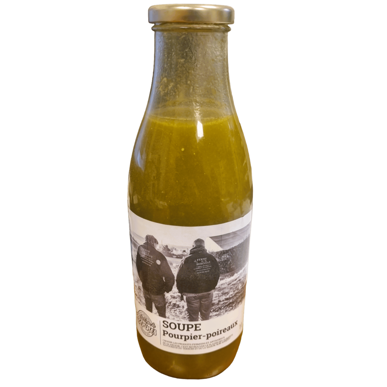 Potage aux pourpier-poireaux