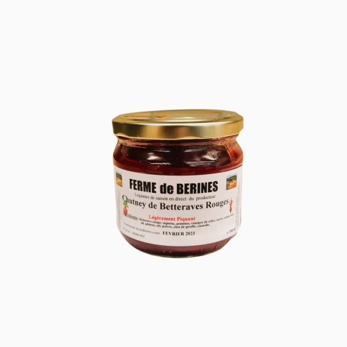 Chutney de betteraves rouges