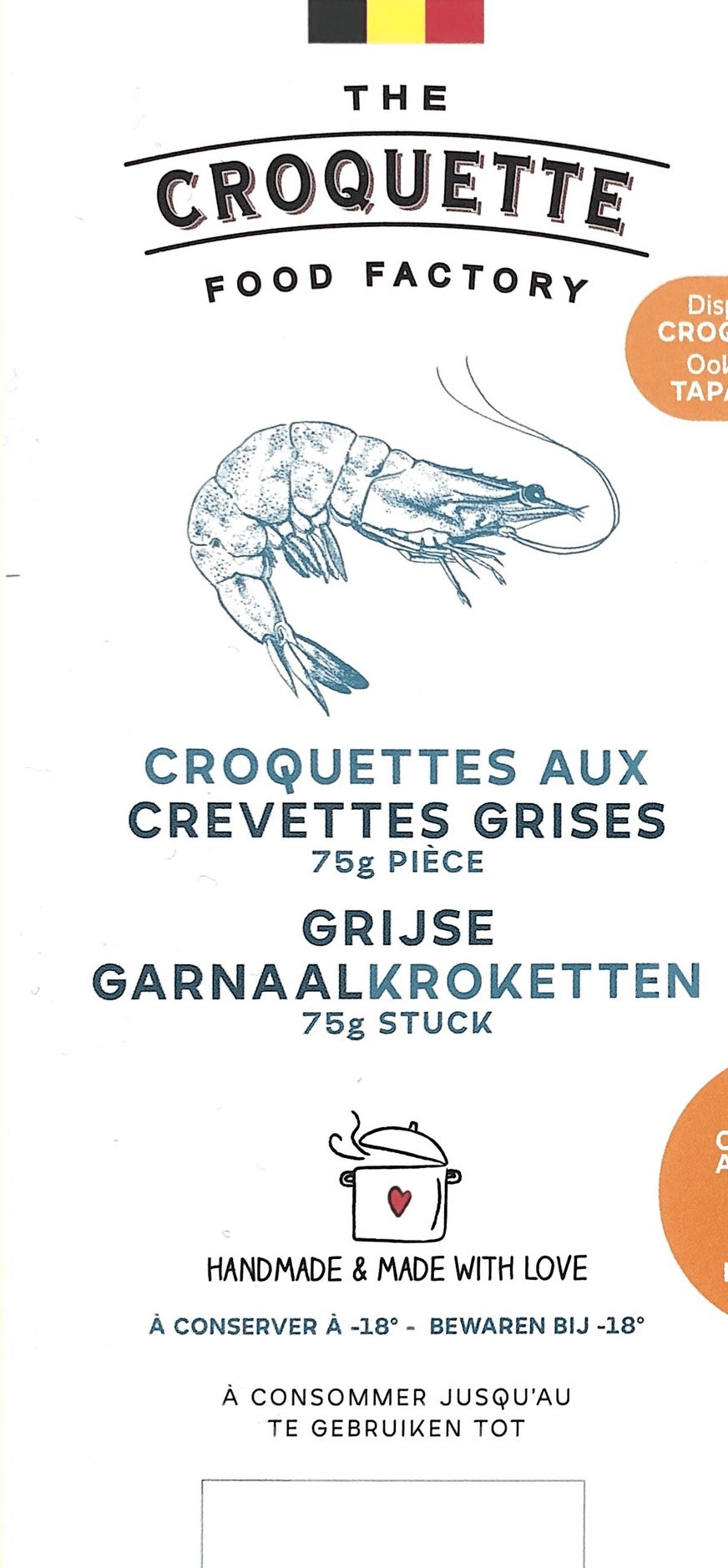Croquette de crevettes /4pcs