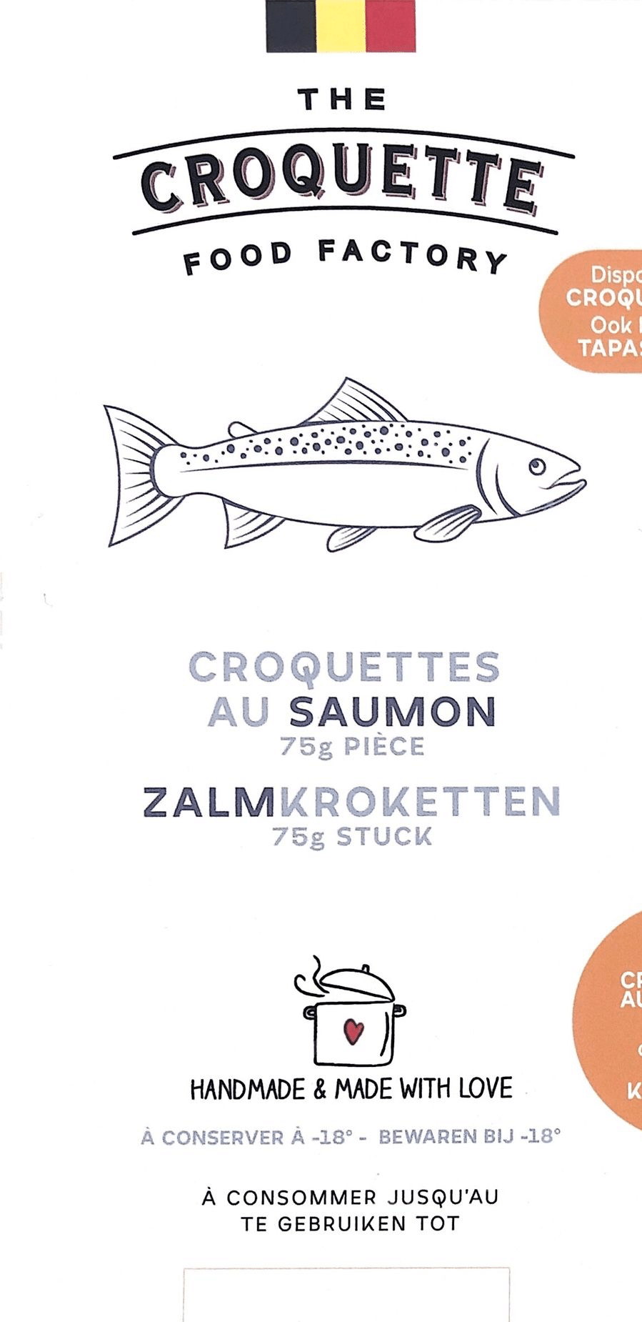 Croquette de saumon /4pcs