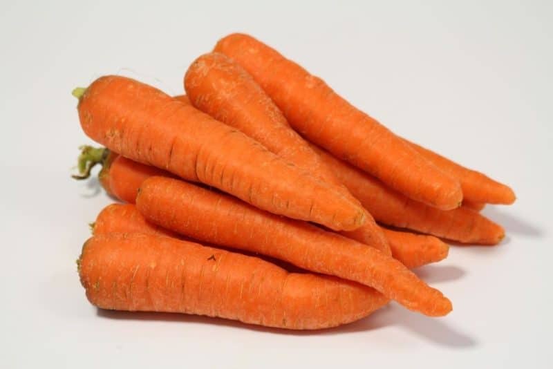 Carottes lavées