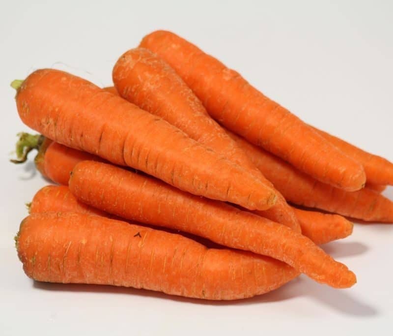 Carottes lavées