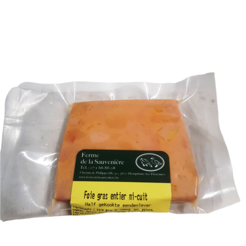 Foie gras mi-cuit en tranche (+/- 70 g)