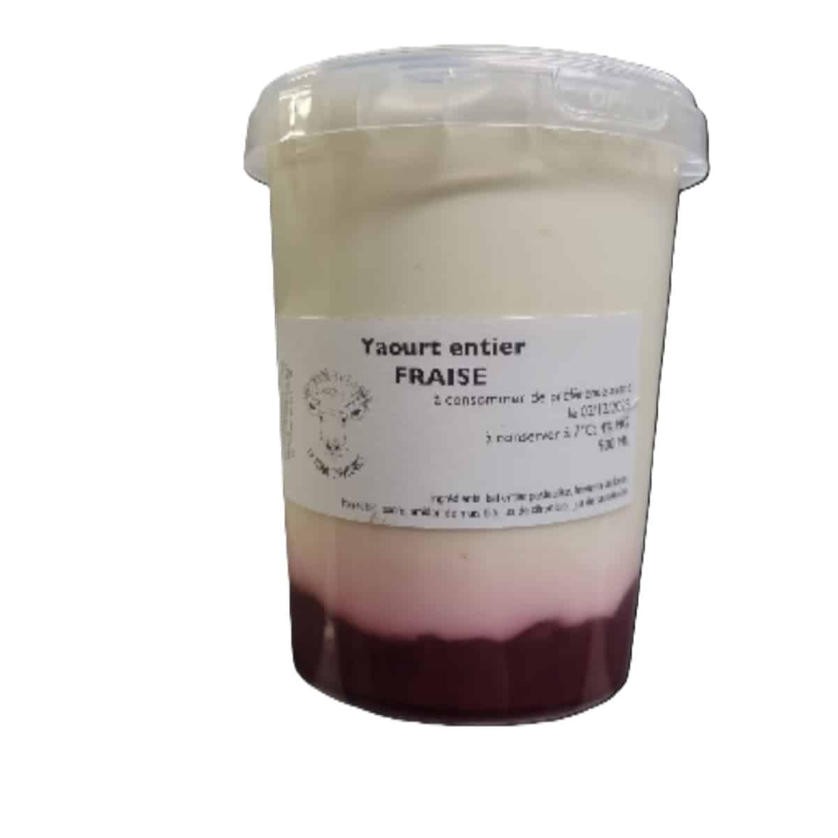 Yaourts de vache Ferme d'Avelines Fraise