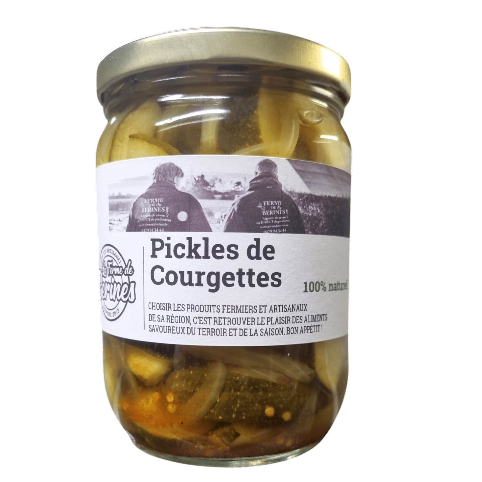 Pickels de courgettes (500 ml)