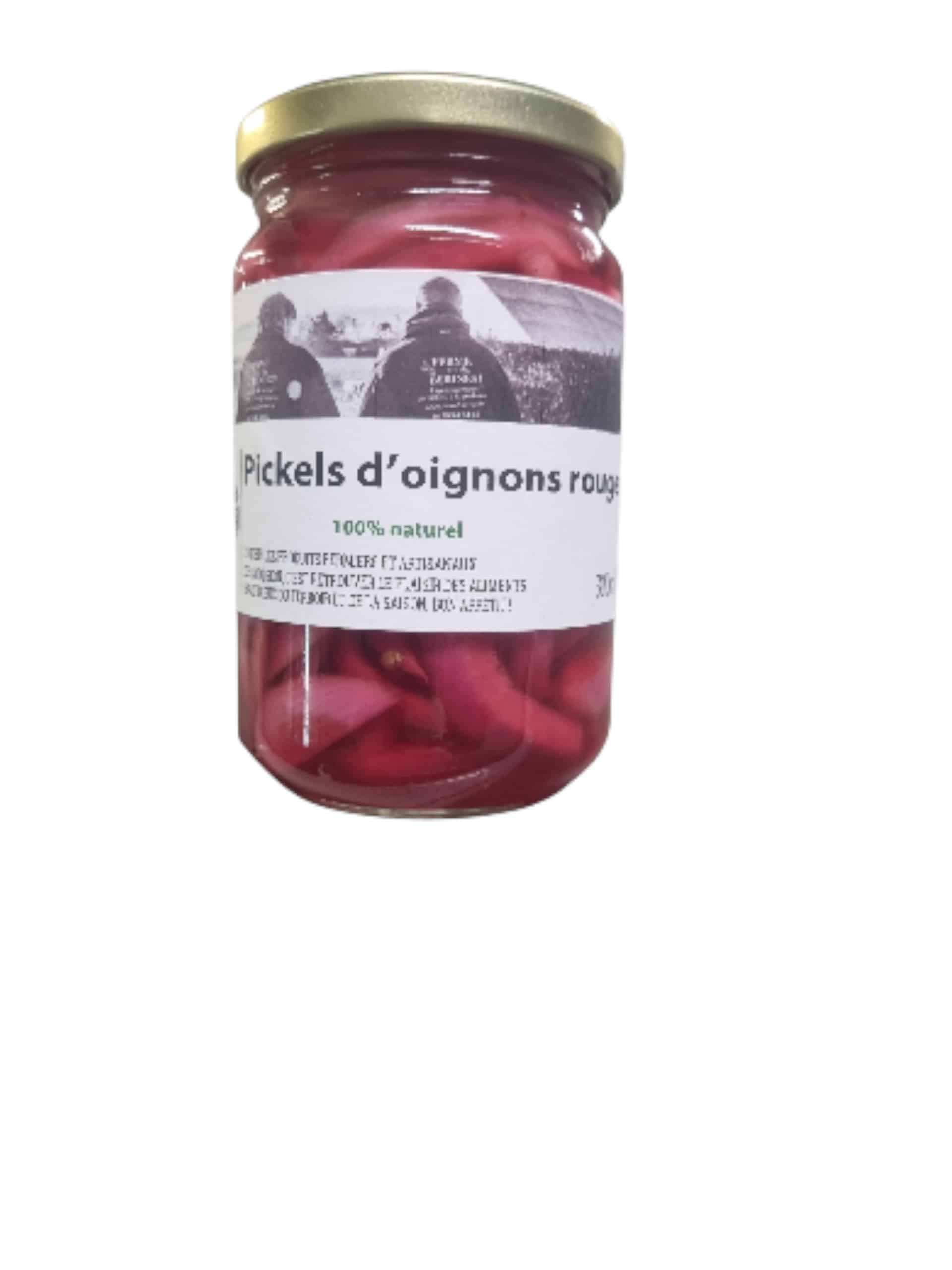 Pickels d'oignons rouges (300 ml)