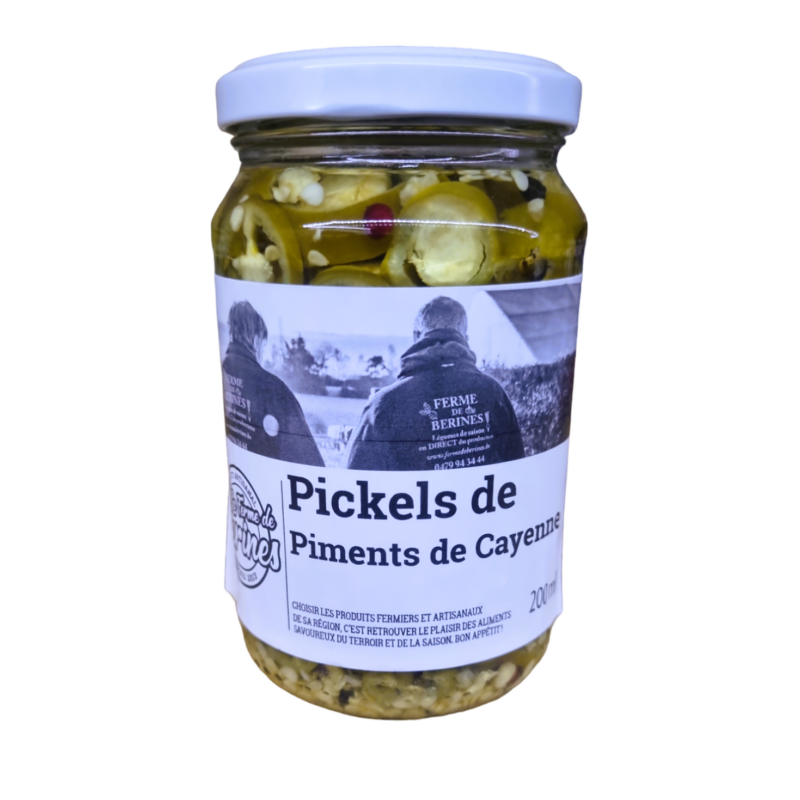 Pickels de piments de Cayenne