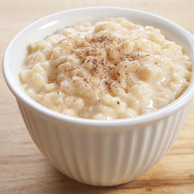 Riz au lait de chèvre