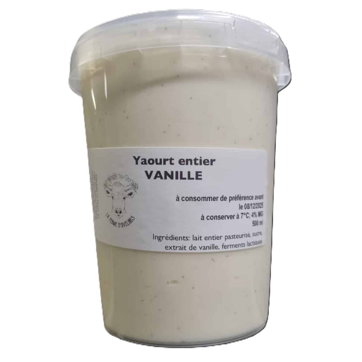 Yaourts de vache Ferme d'Avelines Vanille